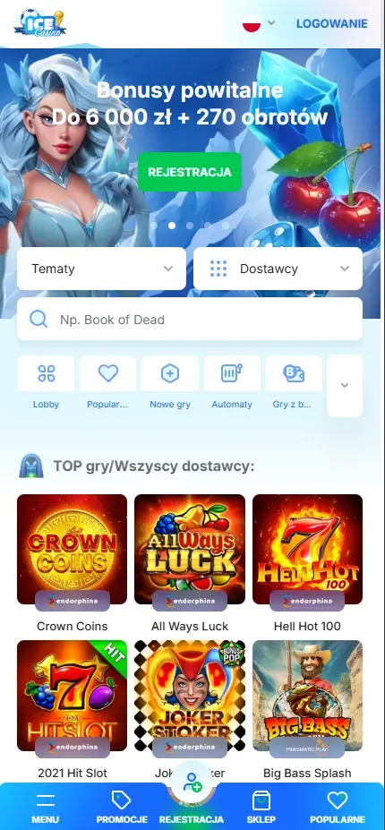 Ice casino 100zl bez dep